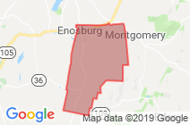 Enosburgh Bakersfield map